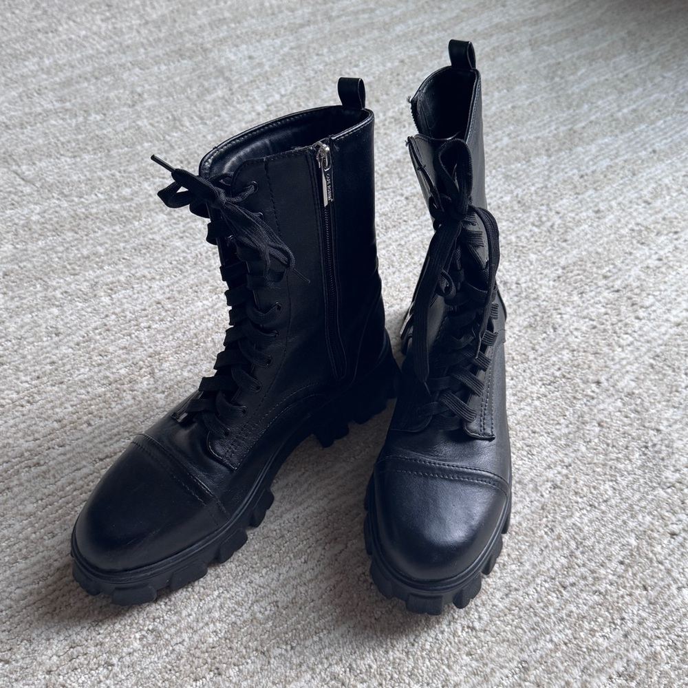 Cape Robbin Black Combat Boots